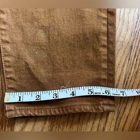 Madewell Rust/Brown Denim Jeans - Picture 6 of 7